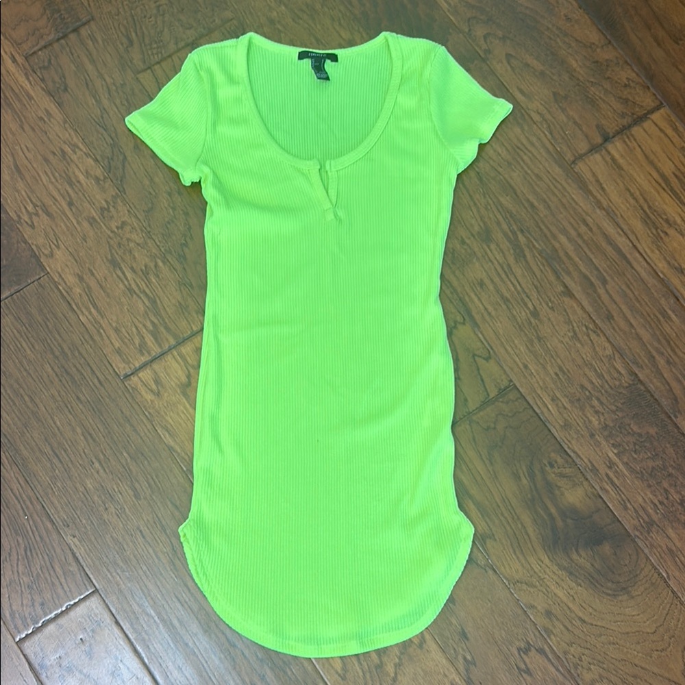 Neon Green mini dress